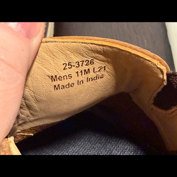 NWOB Johnston & Murphy McGuffey Perforated Leather Slip On Sneaker Brown Men 11M main image 6